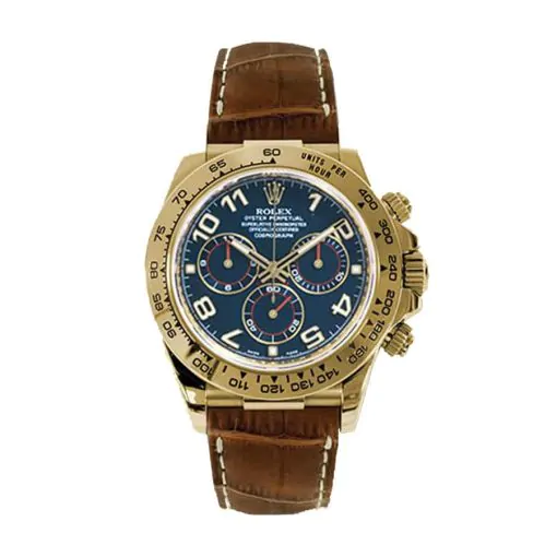 Rolex Daytona 116518 Yellow Gold Blue Replica