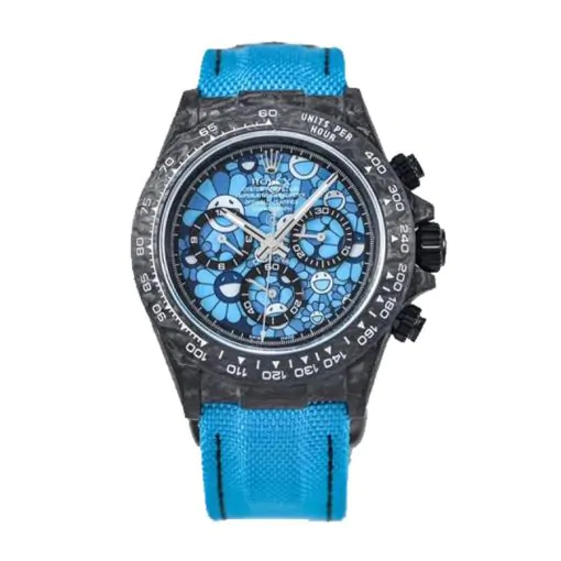 Rolex Daytona Blue Sun Flower Pattern Replica