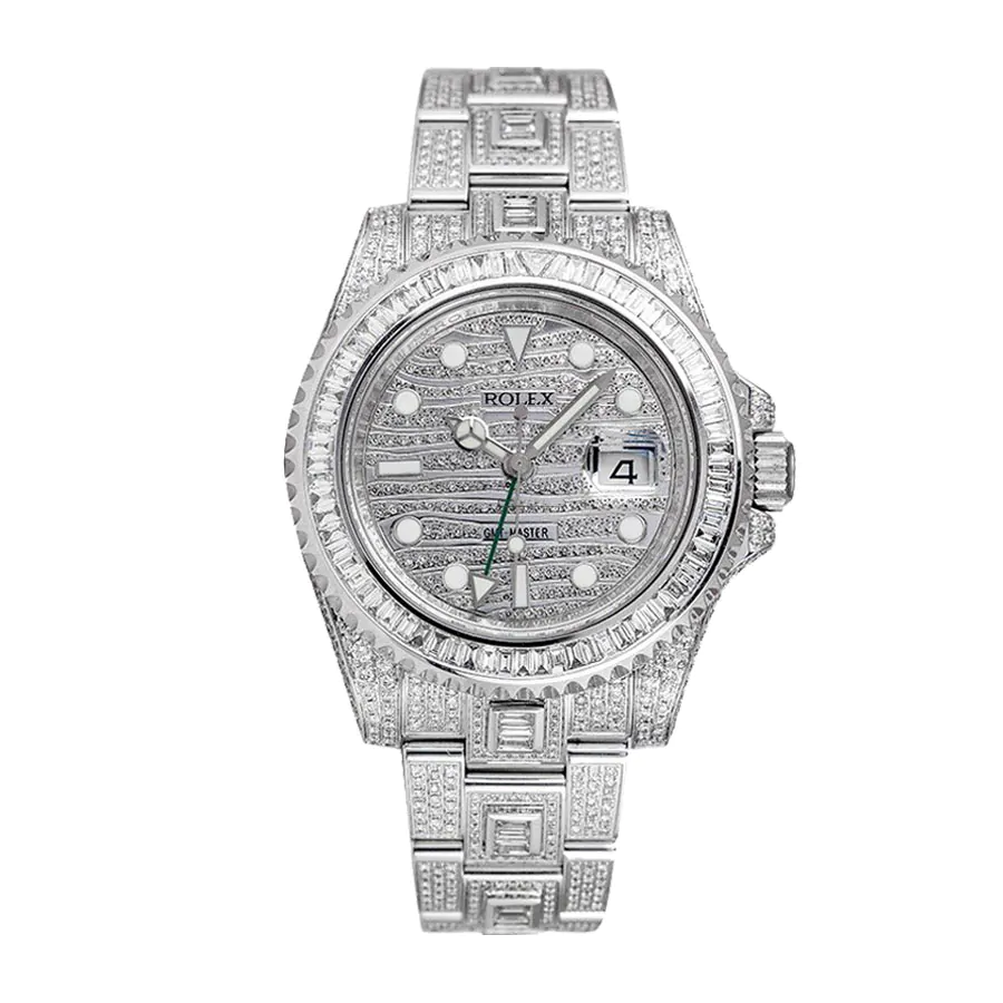 Rolex GMT-Master II 116710LN Iced Out Replica