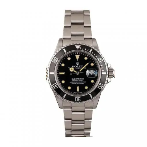 Rolex Submariner 16800 RARE Black Ceramic Replica
