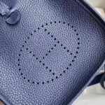 Hermès Evelyne TPM Dark blue 17cm Clemence Gold Hardware