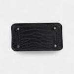 Hermès Black Matte Alligator Birkin 25 Brushed Palladium Hardware