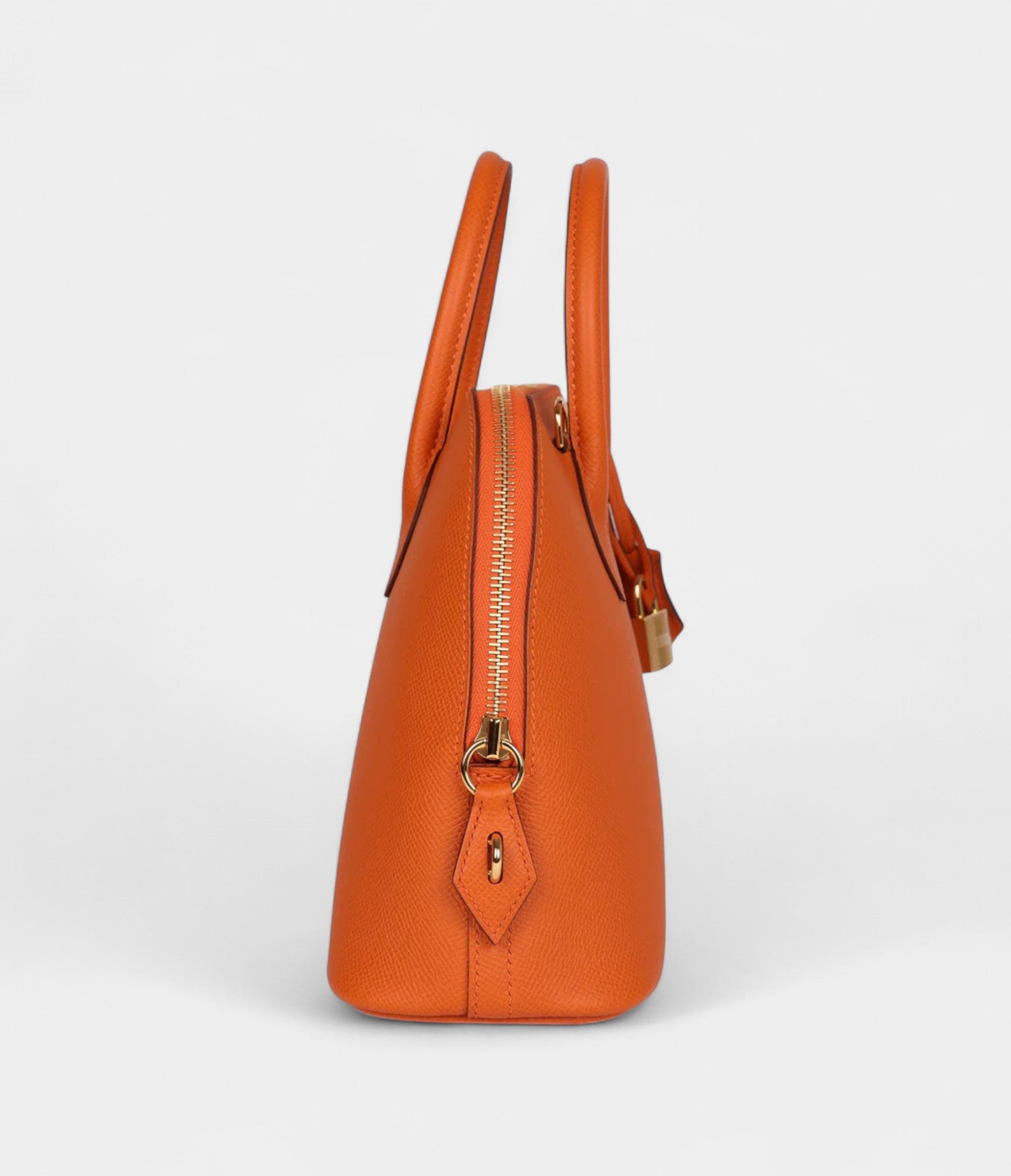 Hermès 1923 Bolide 25 Orange Epsom Gold Hardware