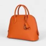 Hermès 1923 Bolide 25 Orange Epsom Gold Hardware