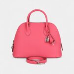 Hermès 1923 Bolide 25 Rose Azalee Epsom Palladium Hardware