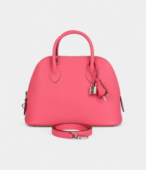 Hermès 1923 Bolide 25 Rose Azalee Epsom Palladium Hardware