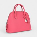 Hermès 1923 Bolide 25 Rose Azalee Epsom Palladium Hardware
