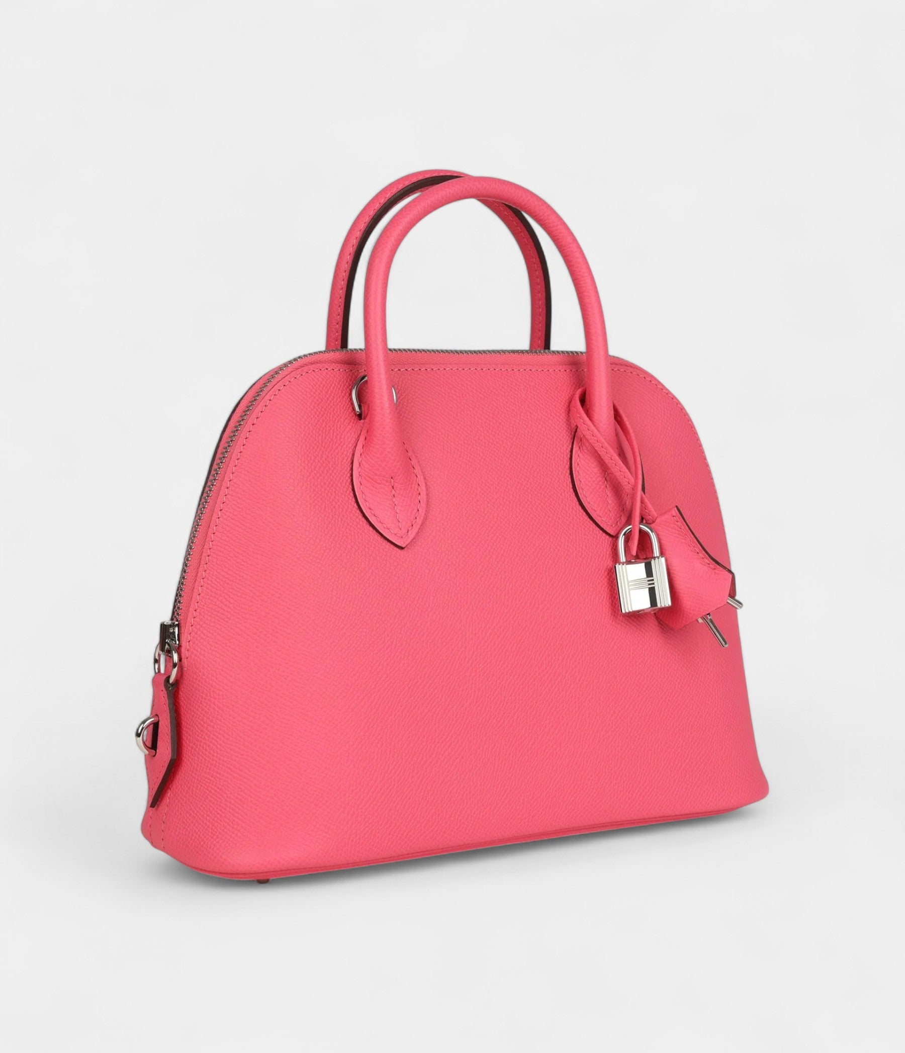 Hermès 1923 Bolide 25 Rose Azalee Epsom Palladium Hardware