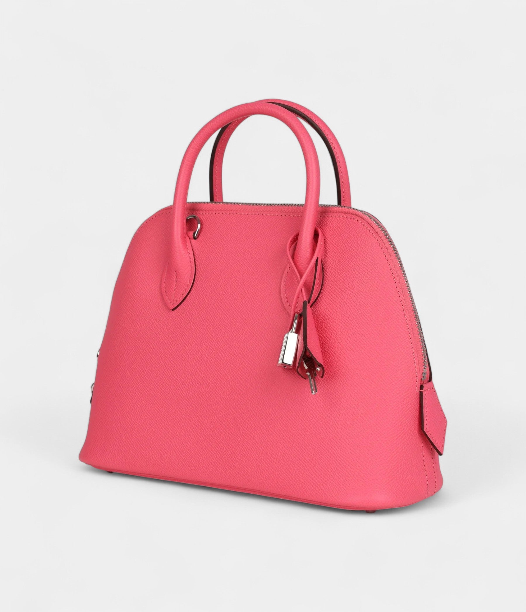 Hermès 1923 Bolide 25 Rose Azalee Epsom Palladium Hardware