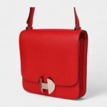 Hermès 2002-20 Rouge De Coeur Evercolor Palladium Hardware