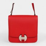 Hermès 2002-20 Rouge De Coeur Evercolor Palladium Hardware