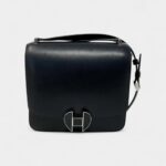 Hermès 2002 Black Leather Handbag