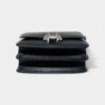 Hermès 2002 Black Leather Handbag
