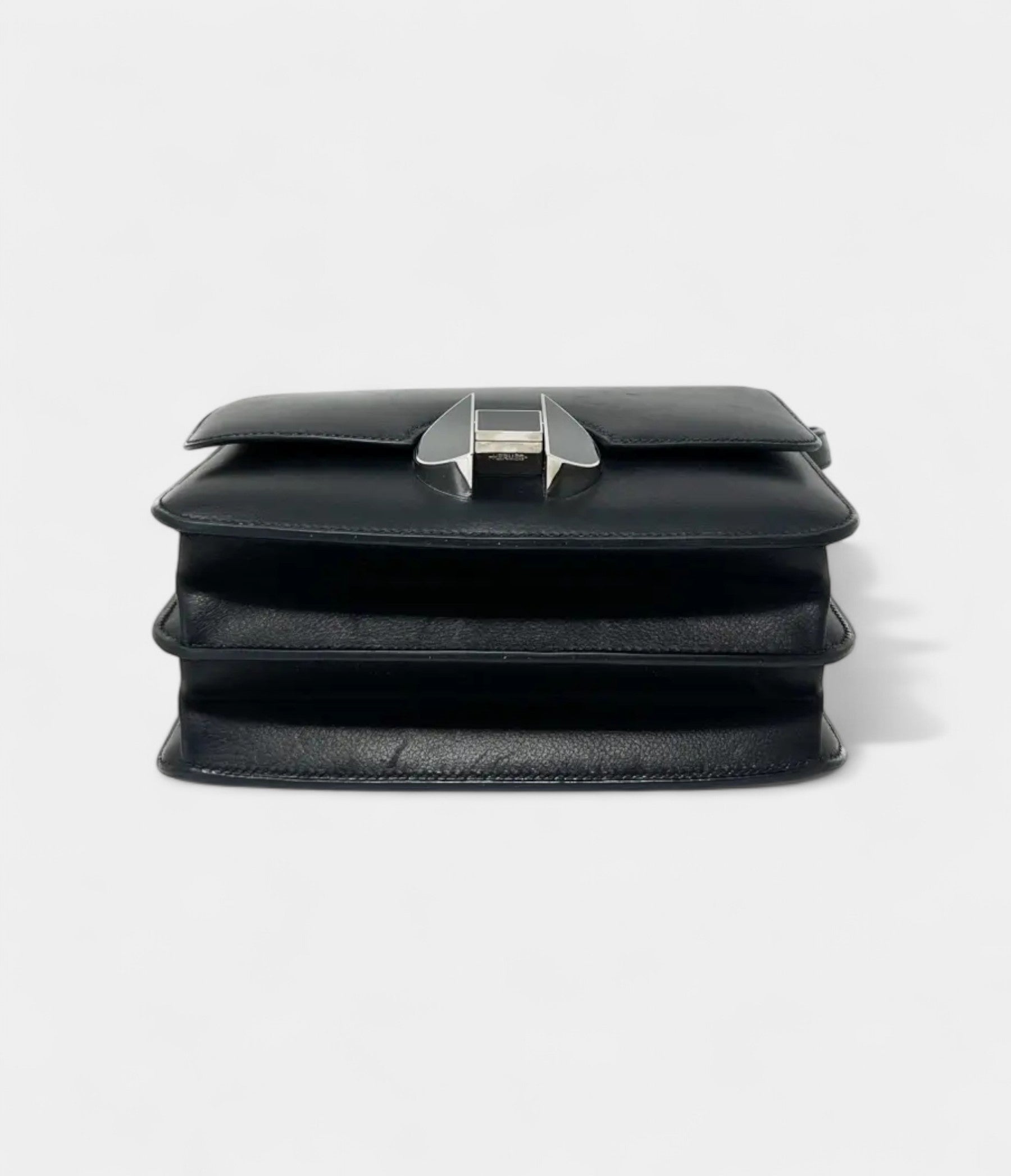 Hermès 2002 Black Leather Handbag