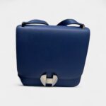 Hermès 2002 Blue Leather Handbag