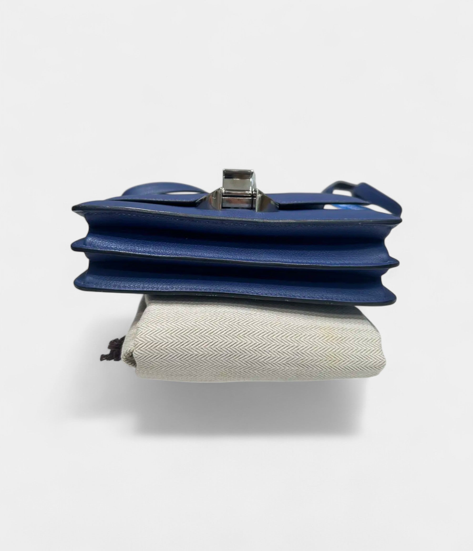 Hermès 2002 Blue Leather Handbag