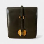 Hermès 2002 Green Leather Handbag