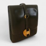 Hermès 2002 Green Leather Handbag