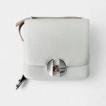 Hermès 2002 Grey Leather Handbag