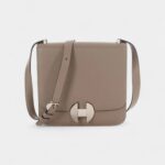 Hermès 2002 Grey Leather Handbag