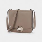 Hermès 2002 Grey Leather Handbag