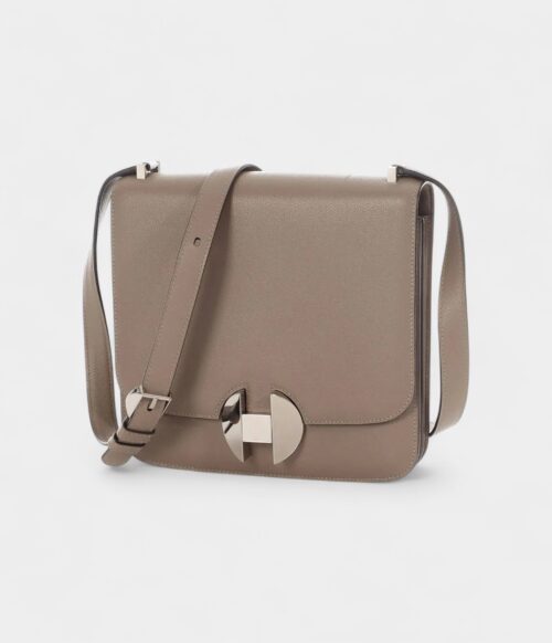 Hermès 2002 Grey Leather Handbag