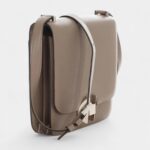 Hermès 2002 Grey Leather Handbag