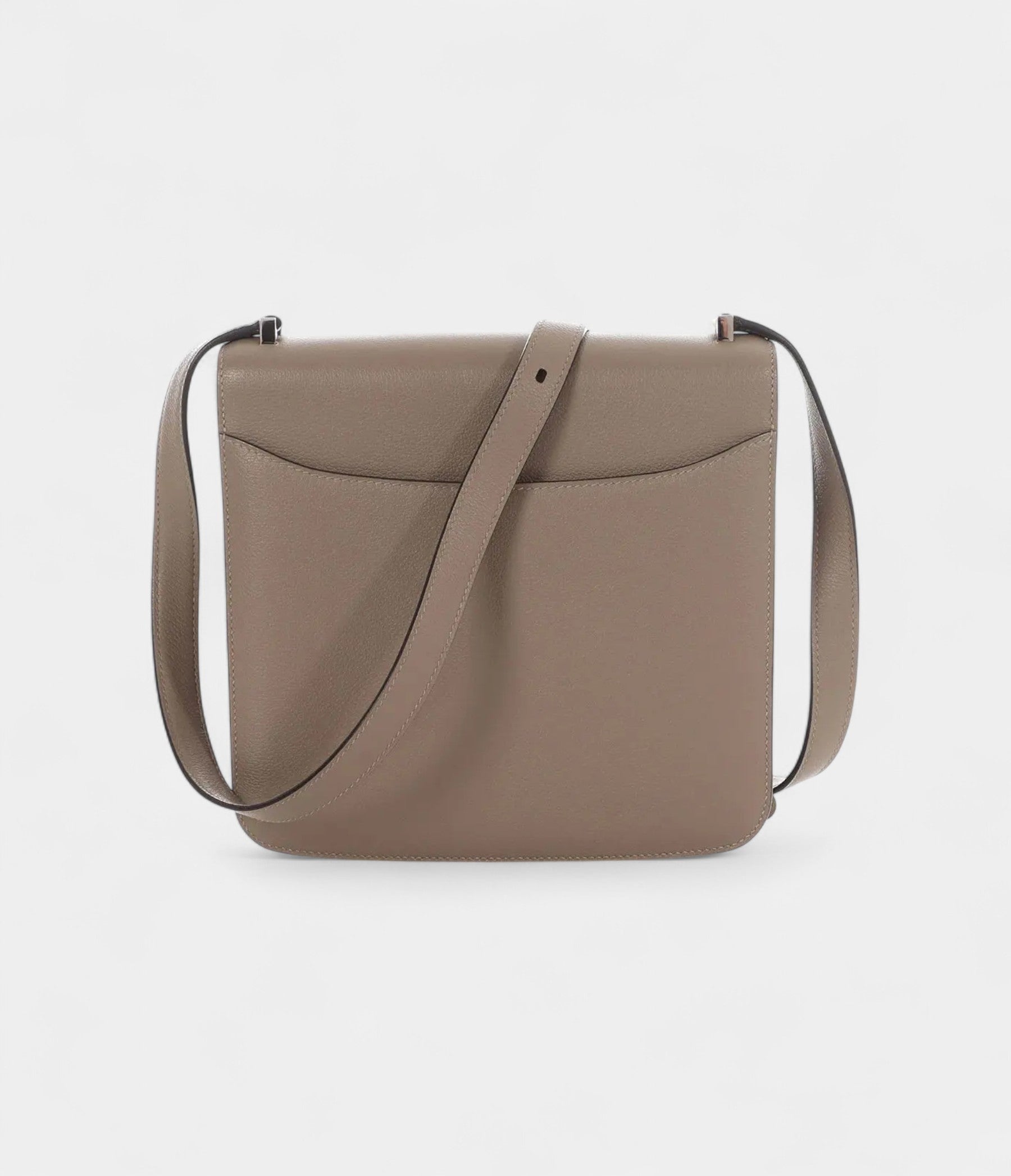 Hermès 2002 Grey Leather Handbag