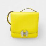 Hermès 2002 Yellow Leather Handbag