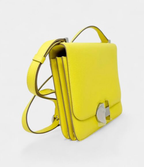 Hermès 2002 Yellow Leather Handbag