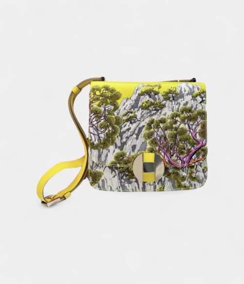 Hermès 2002 Yellow Leather Handbag