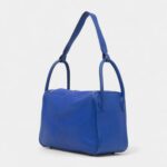 Hermès 2011 Togo Lindy 30 Satchel Rolled Handles and Flat Strap Bag