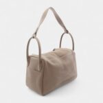 Hermès 2022 Lindy 30 Taupe Brown Shoulder Bag