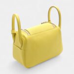Hermès 2022 Mini Lindy Yellow Shoulder Bag