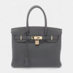 Hermès 2024 Birkin 30 Dark Grey Tote Bag