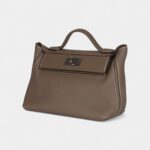 Hermes 24/24 Handmade Etoupe Maurice and Swift Palladium Hardware