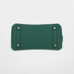 Hermès Birkin 25 Cm Handbag In Malachite Green Togo Leather