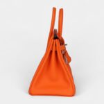 Hermès Birkin 25 Orange Minium Togo Palladium Hardware