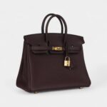 Hermès Birkin 25 Rouge Sellier Togo Gold Hardware