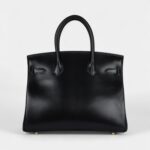Hermès Birkin 30 Black Box Gold Hardware