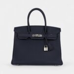 Hermès Birkin 30 Bleu Nuit Togo Palladium Hardware
