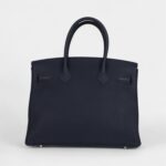 Hermès Birkin 30 Bleu Nuit Togo Palladium Hardware