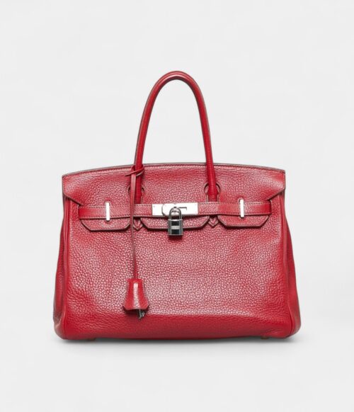 Hermès Birkin 30 Bright Red Handbag