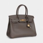 Hermès Birkin 30 Etain Epsom Gold Hardware