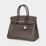 Hermès Birkin 30 Etain Epsom Gold Hardware