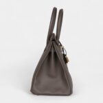 Hermès Birkin 30 Etain Epsom Gold Hardware