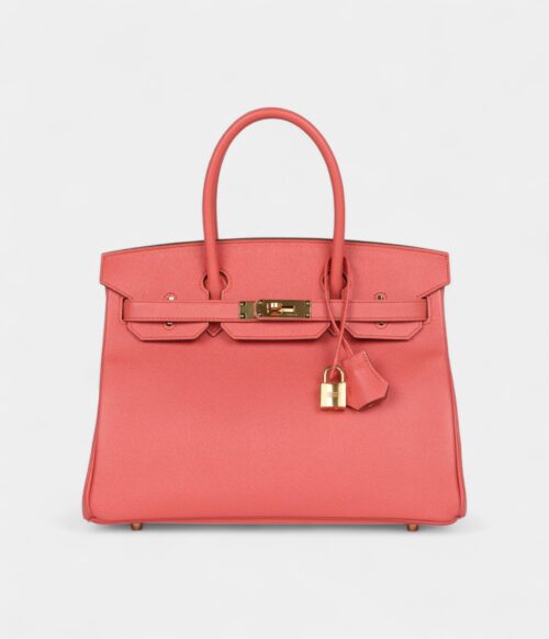 Hermès Birkin 30 Flamingo Epsom Gold Hardware