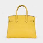 Hermès Birkin 30 Jaune de Naples Novillo Gold Hardware