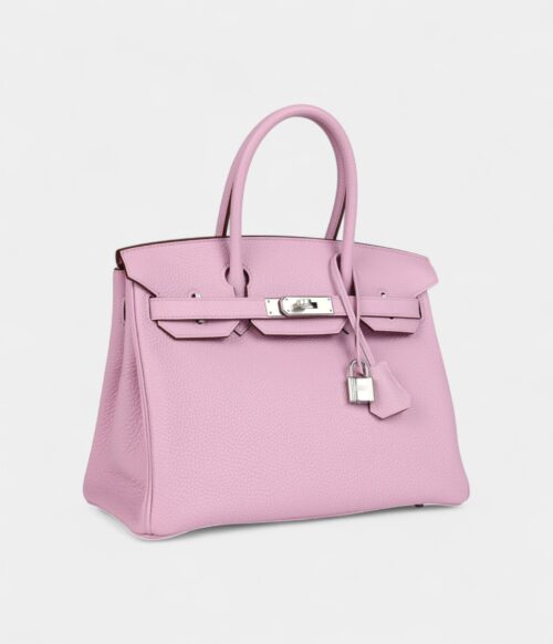 Hermès Birkin 30 Mauve Sylvestre Clemence Palladium Hardware