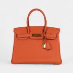 Hermès Birkin 30 Orange Togo Gold Hardware